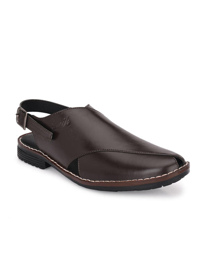 AM PM Men's Casual Leather Sandal - Premium  from Mystical9 - Just Rs 1000 /- Shop now at Mystical9.com