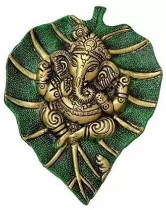 Designer Patta Ganesha Wall Hanging - Premium  from Mystical9 - Just Rs 550 /- Shop now at Mystical9.com