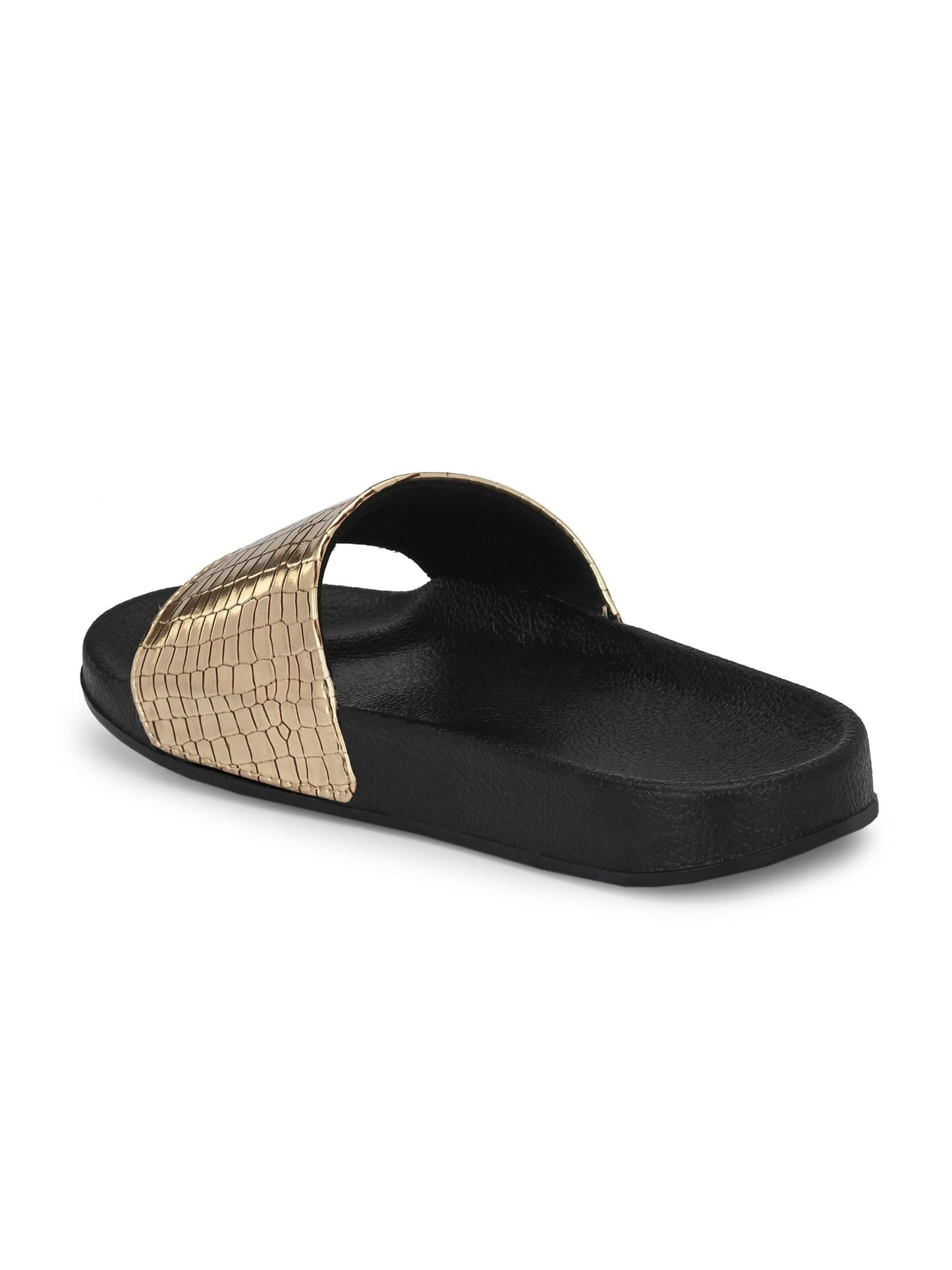 BUCIK Women's Synthetic Leather Slip-On Casual Sliders - Premium  from Mystical9 - Just Rs 899 /- Shop now at Mystical9.com