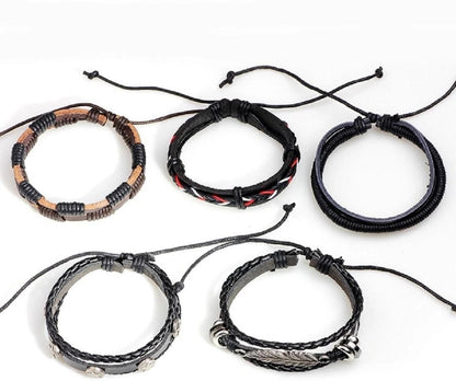 Combo of Latest Men's Bracelets - Premium  from Mystical9 - Just Rs 608 /- Shop now at Mystical9.com