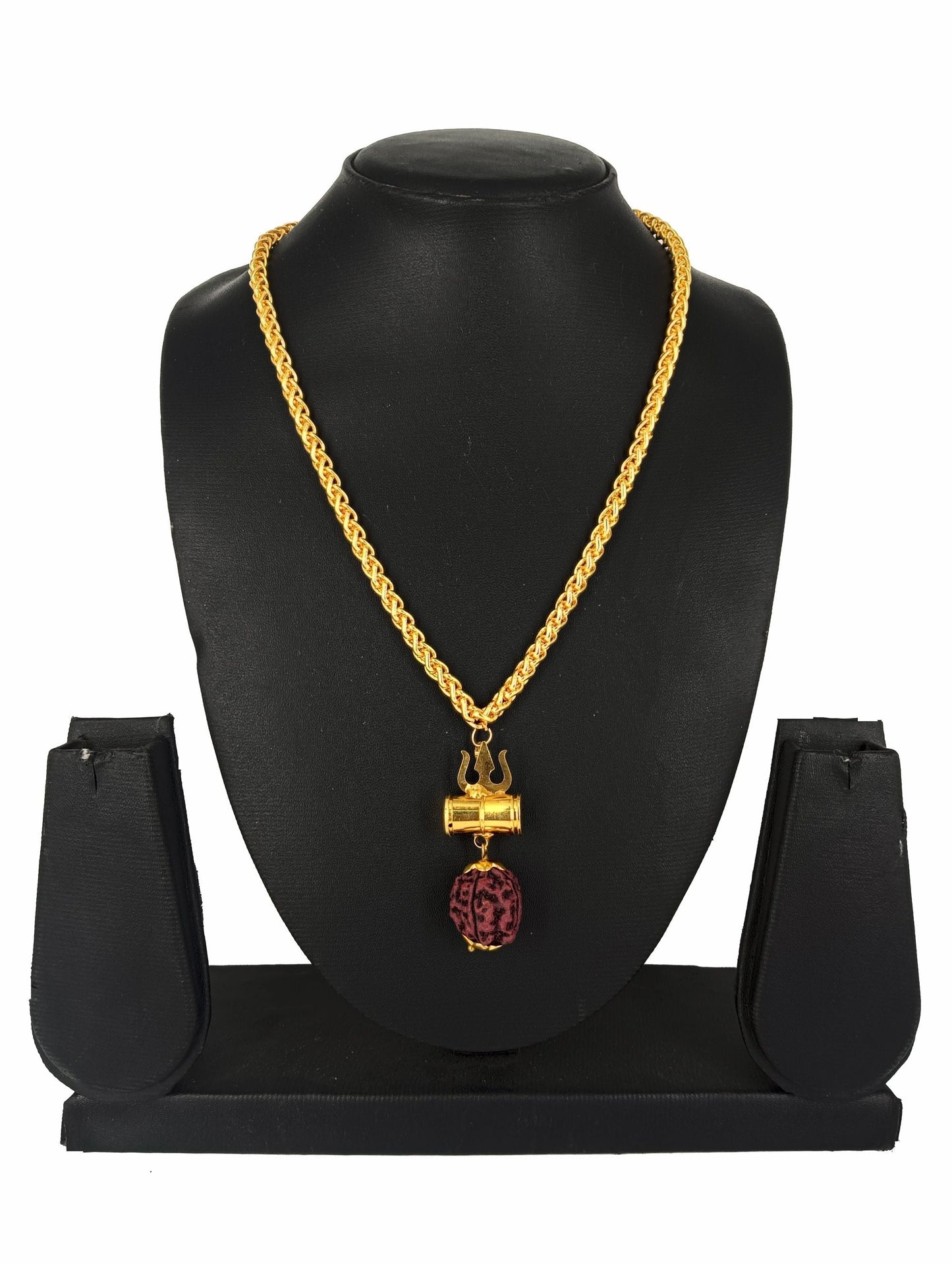 Luxurious Men's Gold Plated Pendant With Chain Vol 2 - Premium  from Mystical9 - Just Rs 600 /- Shop now at Mystical9.com