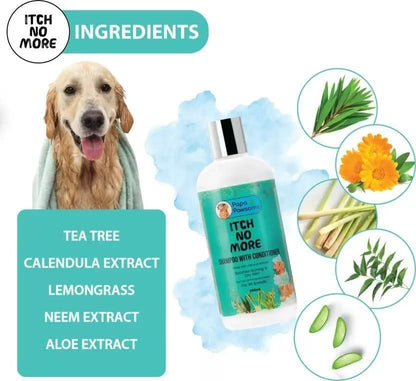 Flea and Tick Itch No More Shampoo with Conditioner for Dog (120ML) - Premium  from Mystical9 - Just Rs 600 /- Shop now at Mystical9.com