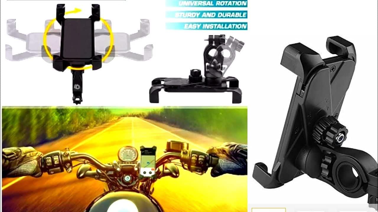 CH01 Universal Bike Holder 360 Degree Rotating Bicycle Motorcycle Cell Phone - Premium  from Mystical9 - Just Rs 550 /- Shop now at Mystical9.com