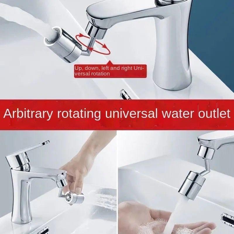 Filter Faucet -Kitchen 720� Rotatable Splash Filter Faucet Sprayer Head Flexible Bathroom Tap Extender - Premium  from Mystical9 - Just Rs 550 /- Shop now at Mystical9.com