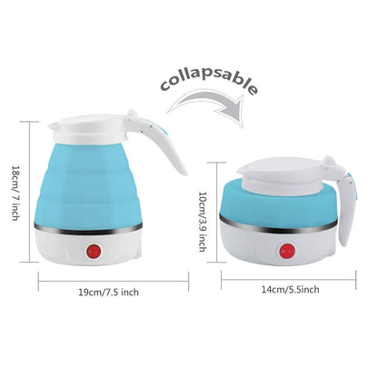 Electric Kettle - Silicone Foldable Electric Water Kettle ( 600 ml ) - Premium  from Mystical9 - Just Rs 980 /- Shop now at Mystical9.com