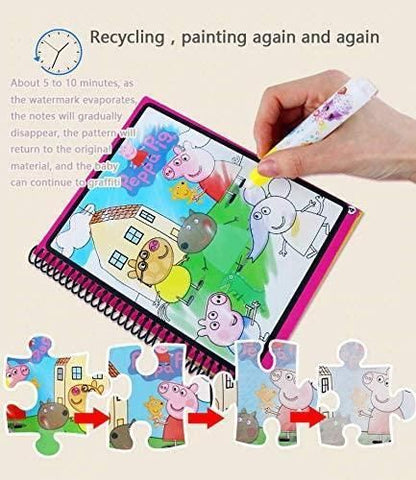 Reusable Magic Water Painting Book - Premium  from Mystical9 - Just Rs 600 /- Shop now at Mystical9.com