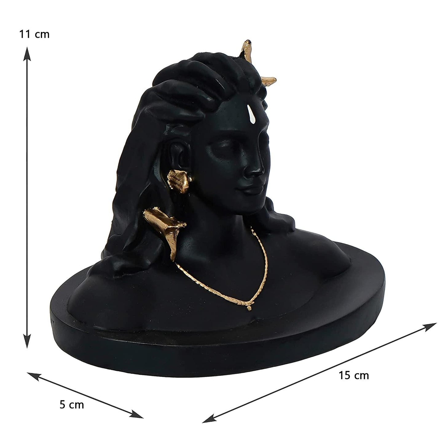 Shiva Handcrafted Polyresin Figurine - Premium  from Mystical9 - Just Rs 600 /- Shop now at Mystical9.com