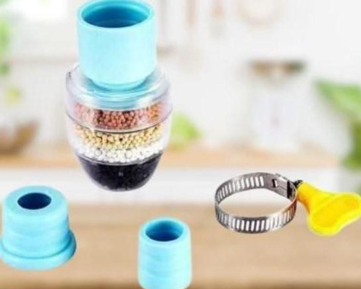 Faucet Filter- Six Layer Activated Carbon Water Faucet Filter (Assorted Color)( Pack of 1) - Premium  from Mystical9 - Just Rs 525 /- Shop now at Mystical9.com