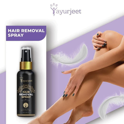 Ayurjeet Herbal HAIR REMOVAL SPRAY FOAM - Premium  from Mystical9 - Just Rs 550 /- Shop now at Mystical9.com