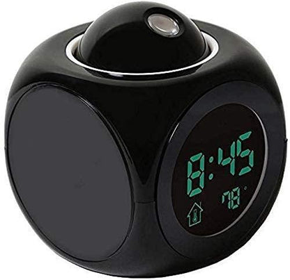 Digital LCD Talking Alarm Clock with Projector Time Display - Premium  from Mystical9 - Just Rs 780 /- Shop now at Mystical9.com