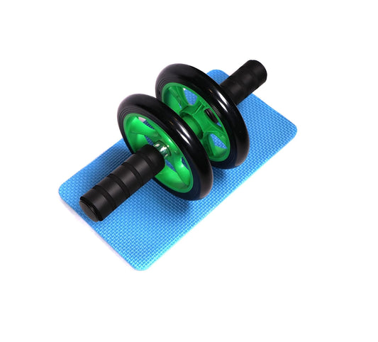 Ab Roller with Knee Mat - Premium  from Mystical9 - Just Rs 649 /- Shop now at Mystical9.com