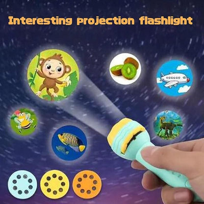 Slide Flashlight Torch Education Learning�Kids Toy - Premium  from Mystical9 - Just Rs 600 /- Shop now at Mystical9.com