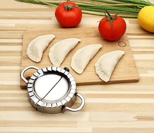 Momos Maker Stainless Steel Dumpling Maker - Premium  from Mystical9 - Just Rs 550 /- Shop now at Mystical9.com