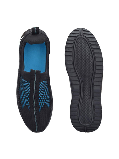 Bucik Men's Blue Mesh Slip-On Casual Shoes - Premium  from Mystical9 - Just Rs 949 /- Shop now at Mystical9.com