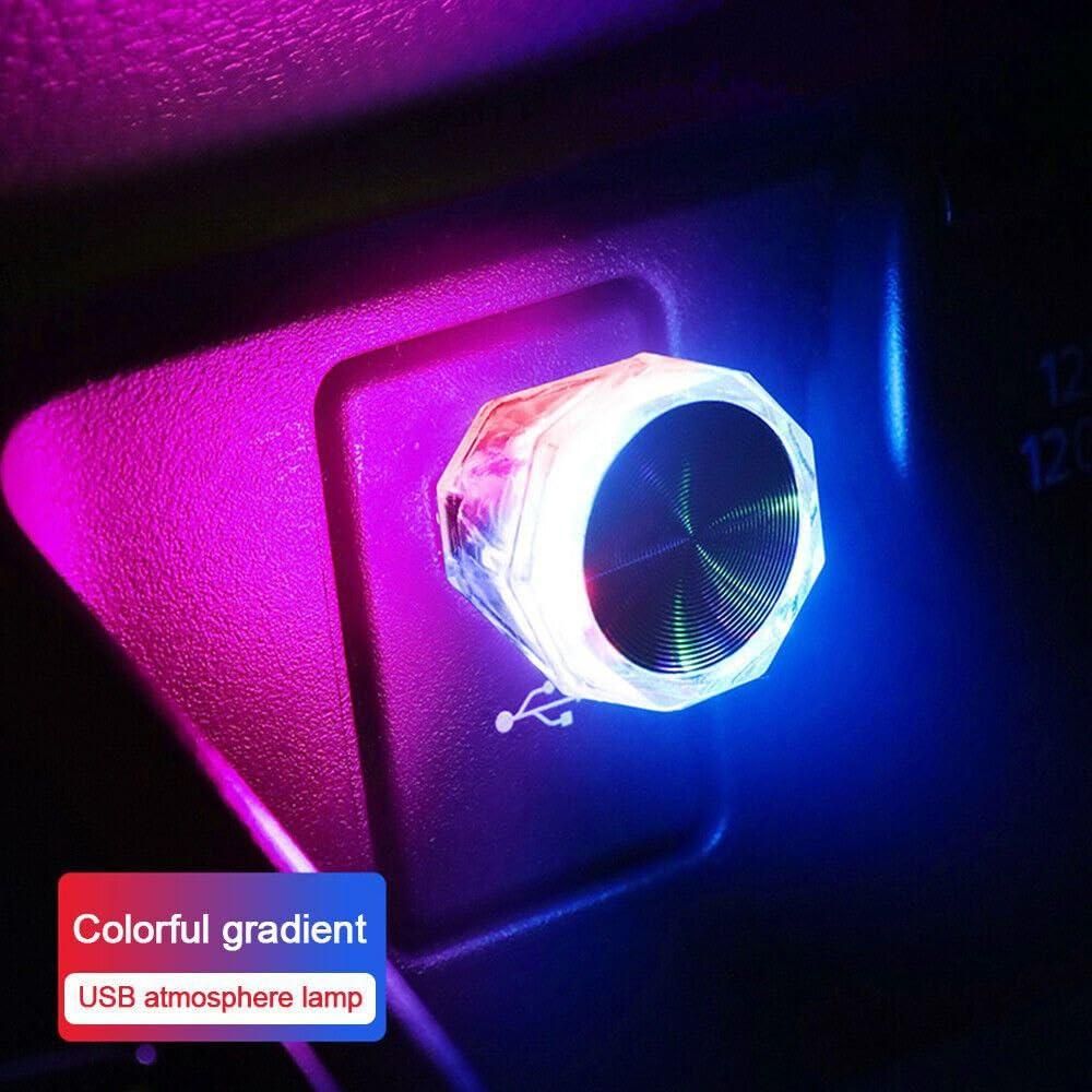 Diamond Shape Car Mini USB LED Environmental Lights - Premium  from Mystical9 - Just Rs 600 /- Shop now at Mystical9.com