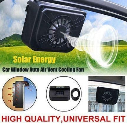 Car Auto Cool Air Vent with Rubber Stripping Car Ventilation Fan Solar Power Car Auto Cool Air Vent with Rubber Stripping Car Ventilation Fan - Premium  from Mystical9 - Just Rs 800 /- Shop now at Mystical9.com