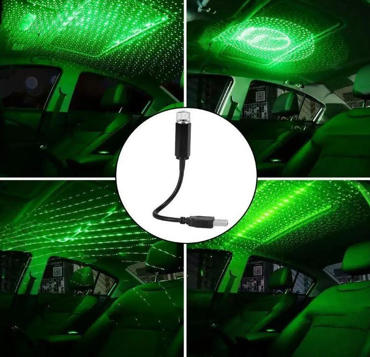 USB Star Light-Auto Roof Star Projector Lights, USB Portable Adjustable Flexible Interior Night Lamp Decorations - Premium  from Mystical9 - Just Rs 560 /- Shop now at Mystical9.com