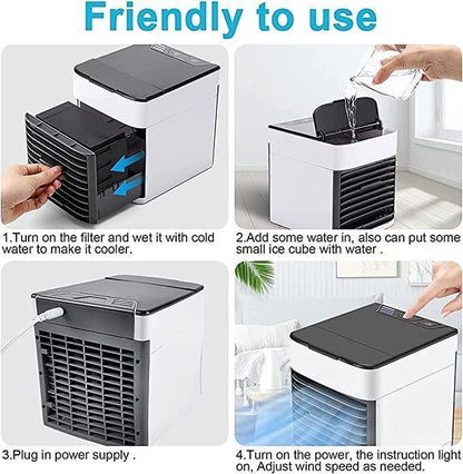 Humidifier Purifier Mini Cooler - Premium  from Mystical9 - Just Rs 900 /- Shop now at Mystical9.com