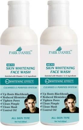 Park Daniel Men's Skin Whitening Face Wash (Pack of 2) - Premium  from Mystical9 - Just Rs 800 /- Shop now at Mystical9.com