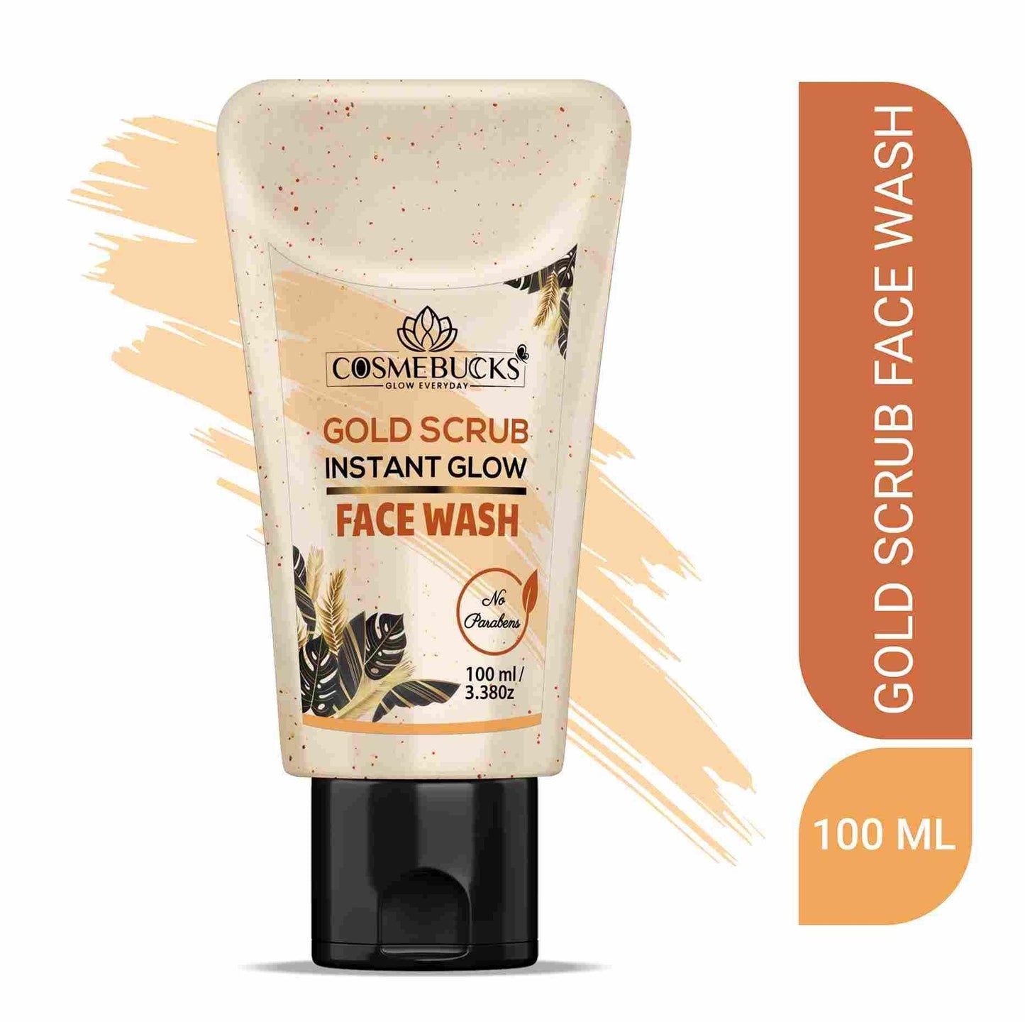 Gold Scrub Instant Glow Facewash 100ML - Premium  from Mystical9 - Just Rs 590 /- Shop now at Mystical9.com