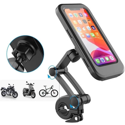 Universal 360 Rotation Bike Waterproof Cell Phone Holder. - Premium  from Mystical9 - Just Rs 800 /- Shop now at Mystical9.com