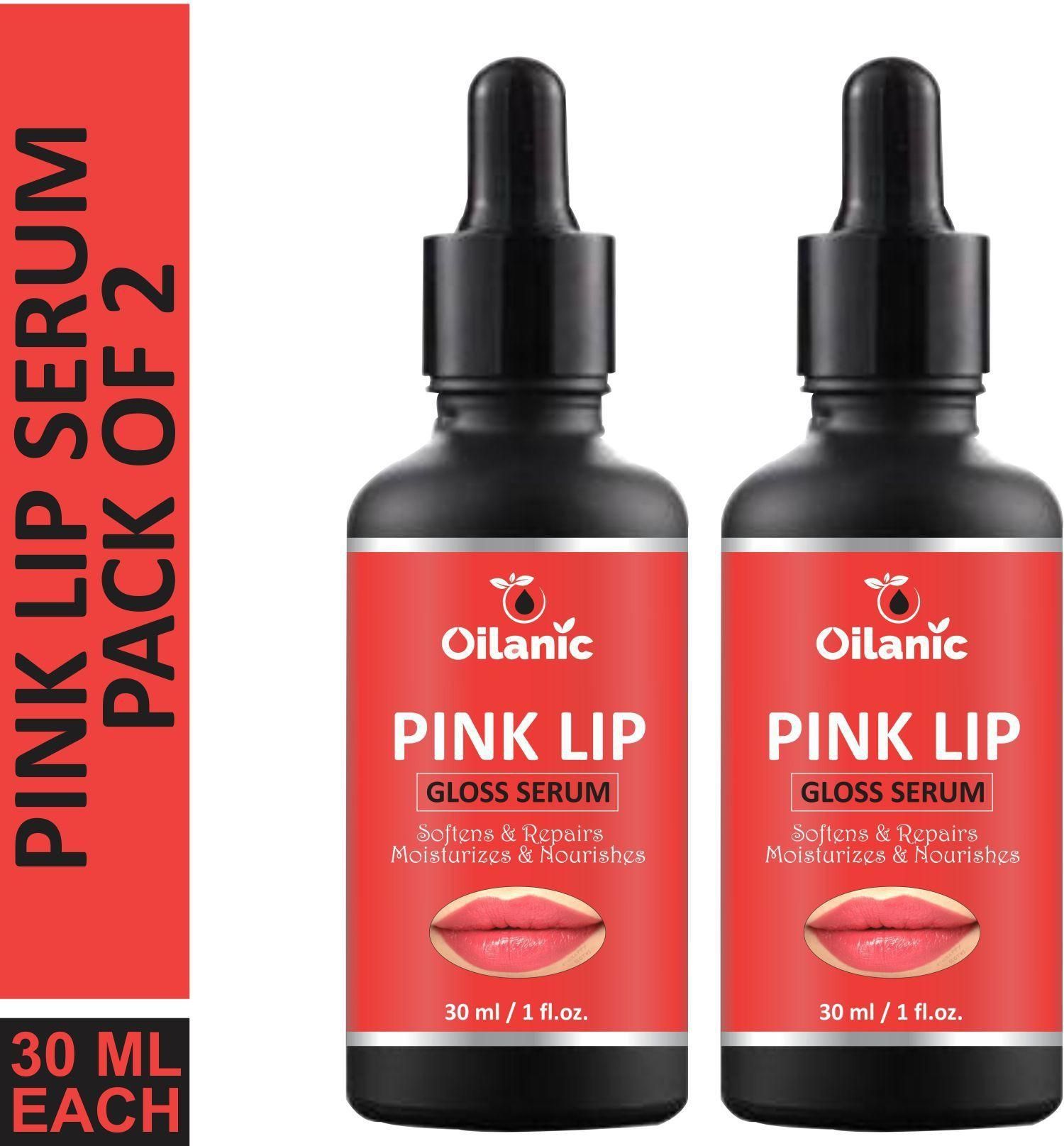 Oilanic Premium Pink Lip Serum oil- For Soft and Moisturized Lips for Men & Women (60 ml) - Premium  from Mystical9 - Just Rs 650 /- Shop now at Mystical9.com