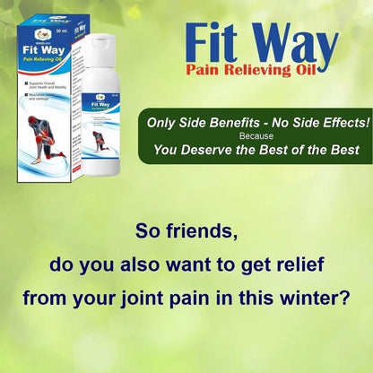 Fitway Pain Relieving Oil�50ml - Premium  from Mystical9 - Just Rs 650 /- Shop now at Mystical9.com