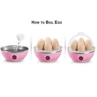 Egg Boiler-7 Egg Electric Boiler For Steaming, Cooking, Boiling and Frying - Premium  from Mystical9 - Just Rs 850 /- Shop now at Mystical9.com