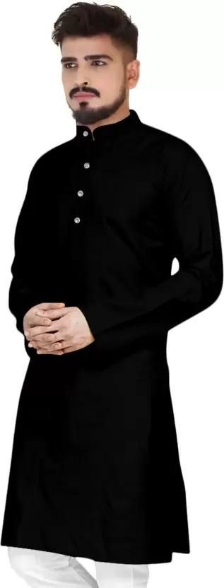 Men's Cotton Solid Kurtas - Premium  from Mystical9 - Just Rs 715 /- Shop now at Mystical9.com