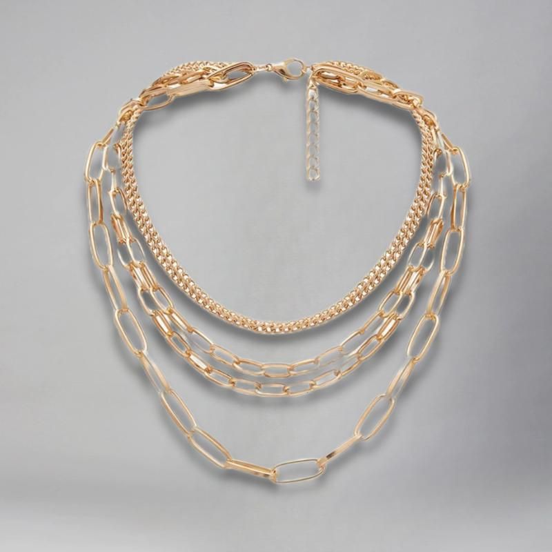 Stylish Gold Plated Western Necklace - Premium  from Mystical9 - Just Rs 625 /- Shop now at Mystical9.com