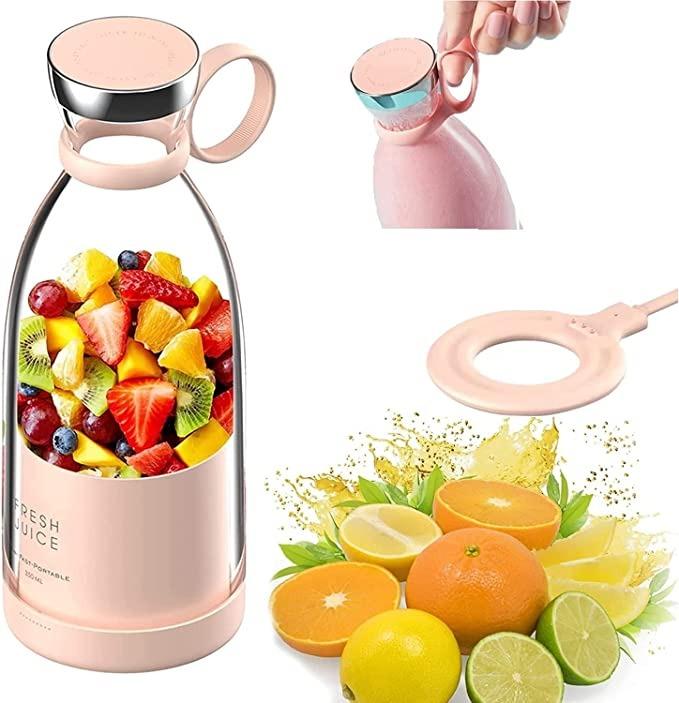 MIXEN Fresh Juice Portable Blender, 350ML Smoothie Blender Bottle, Grinder For Smoothie or Shakes, Baby Food, Personal Mixer, Mini Juicer Travel/School/Office/Workout/Travel Use - Premium  from Mystical9 - Just Rs 899 /- Shop now at Mystical9.com