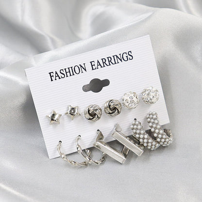 Combo Pack Of Earrings(Pack Of 6) - Premium  from Mystical9 - Just Rs 700 /- Shop now at Mystical9.com