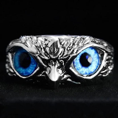 Owl ring (adjustable), metal for men and women - Premium  from Mystical9 - Just Rs 500 /- Shop now at Mystical9.com