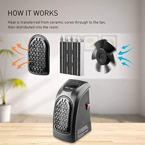 Plug-in Electric 400 Watts Handy Room Heater - Premium  from Mystical9 - Just Rs 900 /- Shop now at Mystical9.com