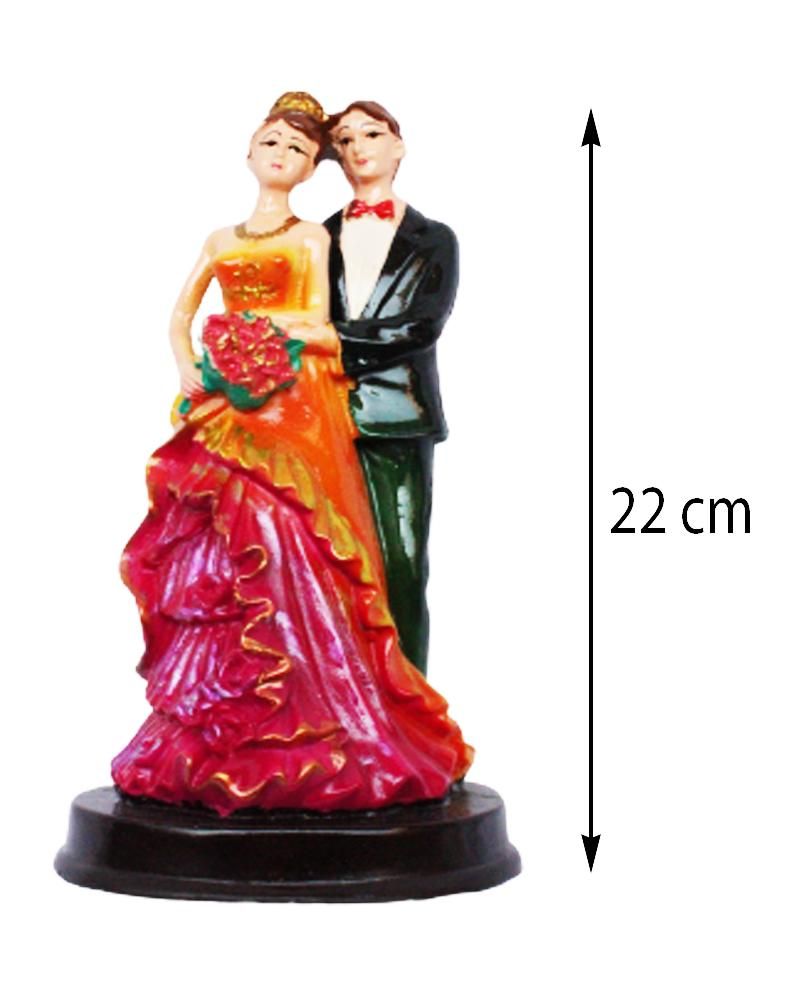 Handcrafted Loving Married Couple Statue Showpiece - Premium  from Mystical9 - Just Rs 699 /- Shop now at Mystical9.com