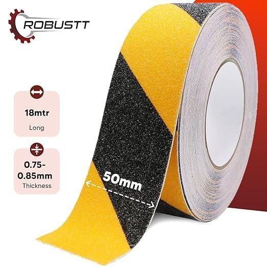 Anti Skid/AntiSlip Fall Resistant Acrylic Adhesive Tape 5cm*5 mtr - Premium  from Mystical9 - Just Rs 600 /- Shop now at Mystical9.com