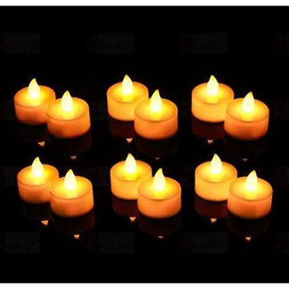 �Floating Tealight Water Sensor Battery Operated Waterproof LED Flame less Flickering Lights Candles (Pack of 24) - Premium  from Mystical9 - Just Rs 1049 /- Shop now at Mystical9.com