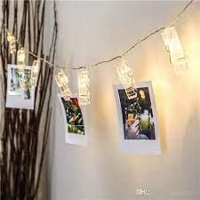 16 Photo Clip LED String Lights for Photo Hanging Birthday Festival Wedding Party for Home Patio Lawn Restaurants Home Decoration (Warm White) - Premium  from Mystical9 - Just Rs 660 /- Shop now at Mystical9.com