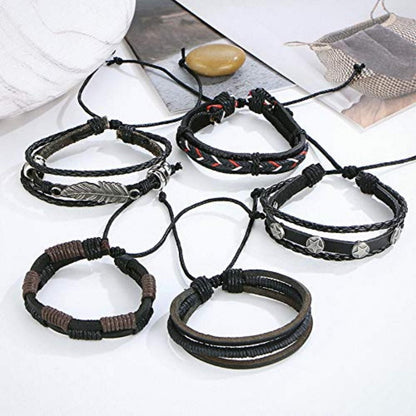 Combo of Latest Men's Bracelets - Premium  from Mystical9 - Just Rs 608 /- Shop now at Mystical9.com