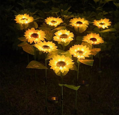 Sunflower Solar Powered Light (Pack of 1) - Premium  from Mystical9 - Just Rs 750 /- Shop now at Mystical9.com