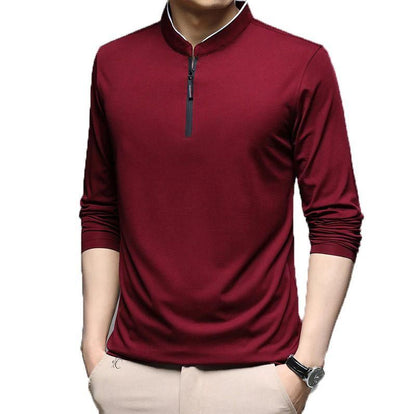 Clafoutis Polyester - Dry Fit Solid Full Sleeves Mens Stylish Neck T-Shirt - Premium  from Mystical9 - Just Rs 650 /- Shop now at Mystical9.com