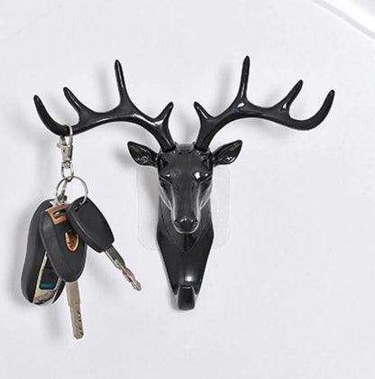 Hanging Hook- Self Adhesive Deer Head Hanging Hook (Pack of 1) - Premium  from Mystical9 - Just Rs 600 /- Shop now at Mystical9.com