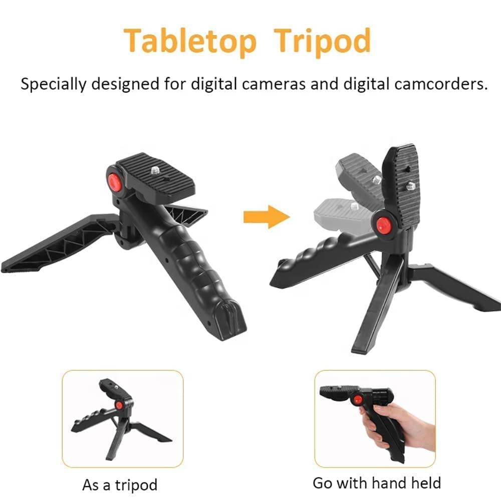 Video Vlogger Kit Microphone LED Fill Light Tripod for Phone Video kit Tripod Kit - Premium  from Mystical9 - Just Rs 1500 /- Shop now at Mystical9.com