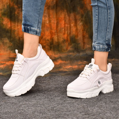 white sneaker for womens - Premium  from Mystical9 - Just Rs 875 /- Shop now at Mystical9.com