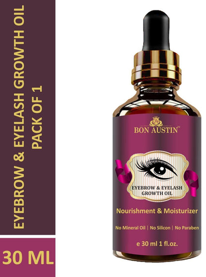 Bon Austin Eyebrow & Eyelash Growth Oil - Premium  from Mystical9 - Just Rs 500 /- Shop now at Mystical9.com