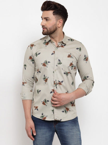 Men's Printed Cotton Blend Shirts - Premium  from Mystical9 - Just Rs 785 /- Shop now at Mystical9.com