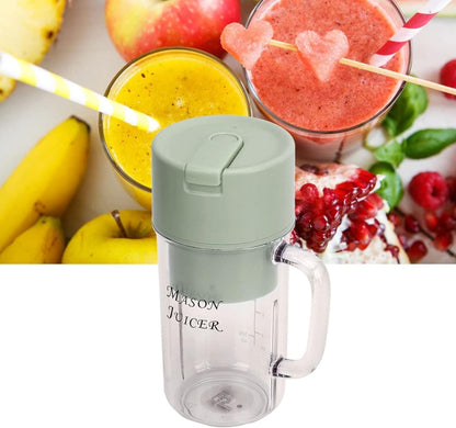 6 Blades  USB Rechargeable Mini Blender For Smoothies Shakes, Perfect For Home Travel Office Gym 350ML - Premium  from Mystical9 - Just Rs 900 /- Shop now at Mystical9.com