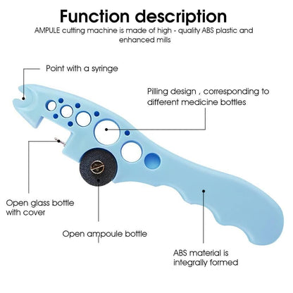 Ampule Cutter with 5 Replaceable Grinding Wheels - Premium  from Mystical9 - Just Rs 590 /- Shop now at Mystical9.com