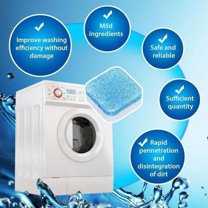 Washing Machine Cleaner-Washing Machine Cleaner Effervescent Tablet Washer Cleaners(Pack of 5) - Premium  from Mystical9 - Just Rs 500 /- Shop now at Mystical9.com