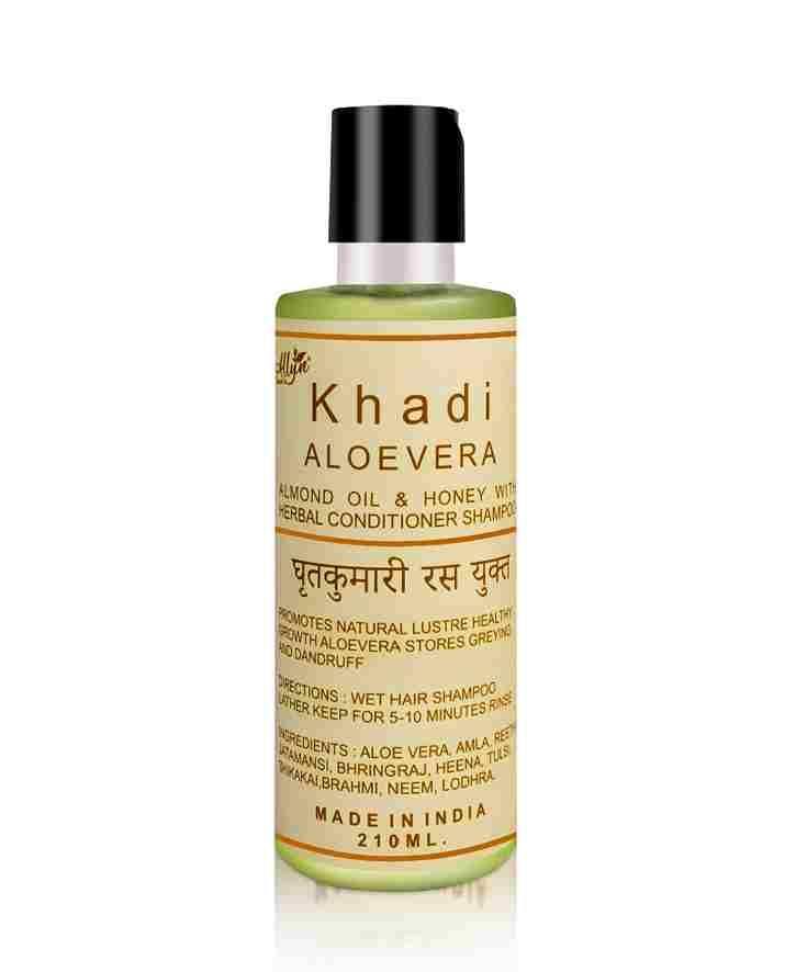 Khadi Herbal Alovera Shampoo With Conditioner - Premium  from Mystical9 - Just Rs 600 /- Shop now at Mystical9.com